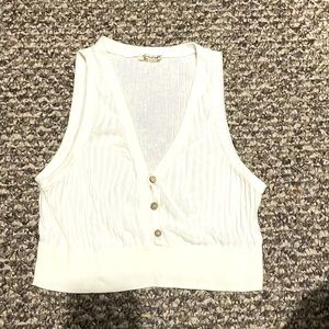 Free People knit crop top